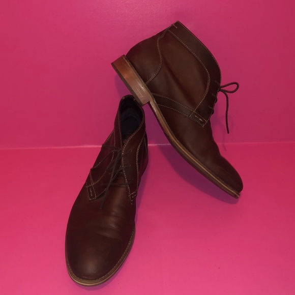 Johnston & Murphy Other - Johnston Murphy Chukka Shoe Boots Brown Leather 9M
